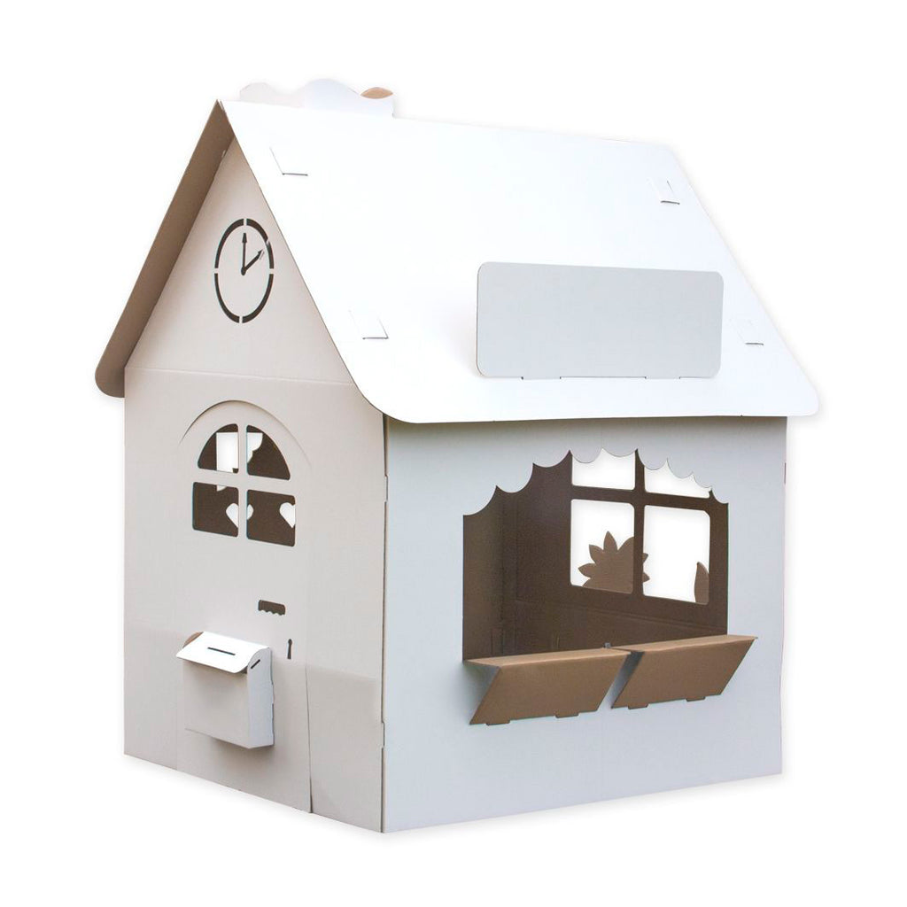 Cardboard DIY House for Kids